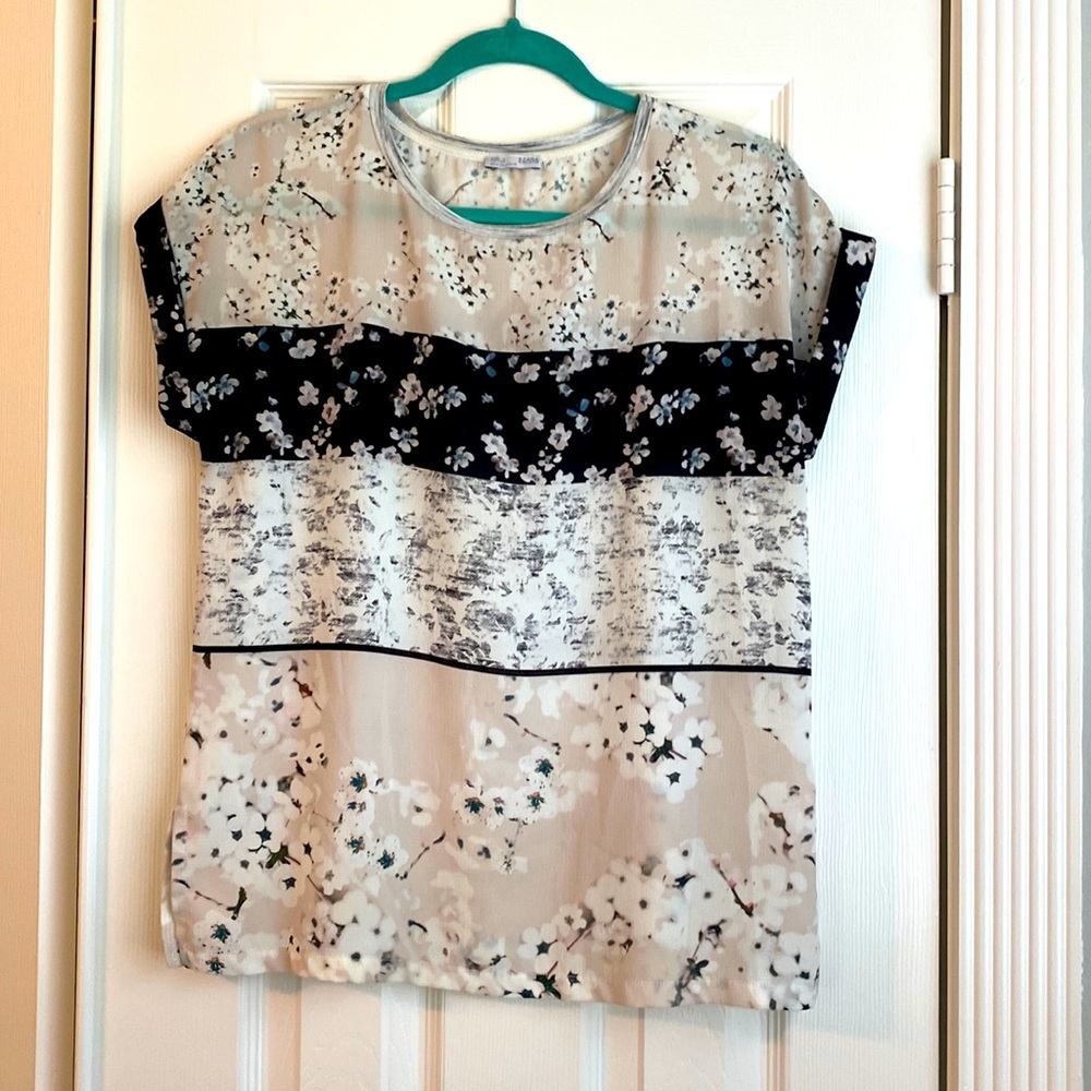 Zara Floral Cherry Blossom Shirt